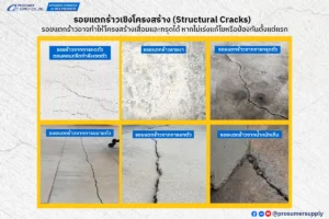 รู้ทัน! สาเหตุและ 7 ประเภทของรอยแตกร้าวในคอนกรีต พร้อมคู่มือแก้ปัญหาให้จบตั้งแต่ต้นเหตุ (Sika & LANKO Solutions)